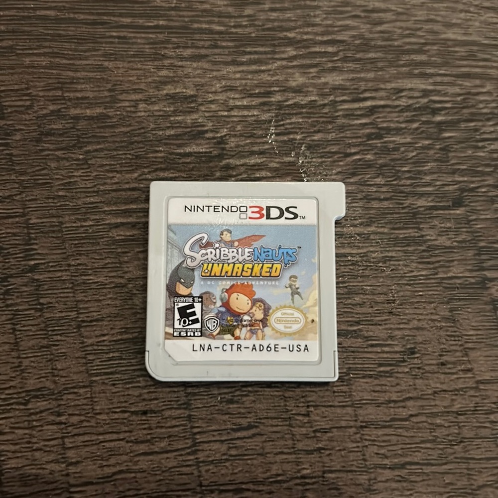 3ds Nintendo scribblenauts unmasked
